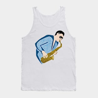 DOT SAXOPHONIST Tank Top